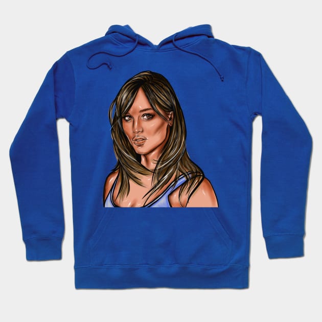 Jennifer Garner Hoodie by Svetlana Pelin